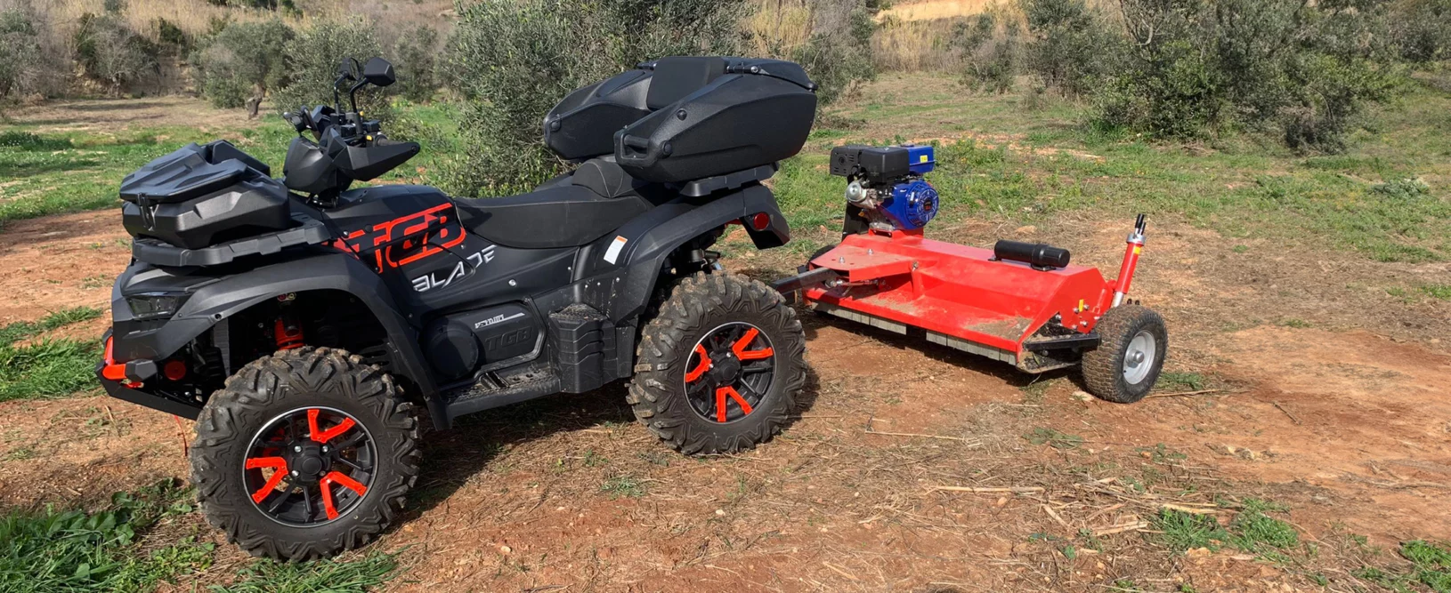 QuadTech-Koch Kundenfahrzeug TGB Blade Rasenmäher Quad ATV